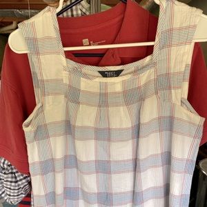 Plaid swing top - 4th of July!